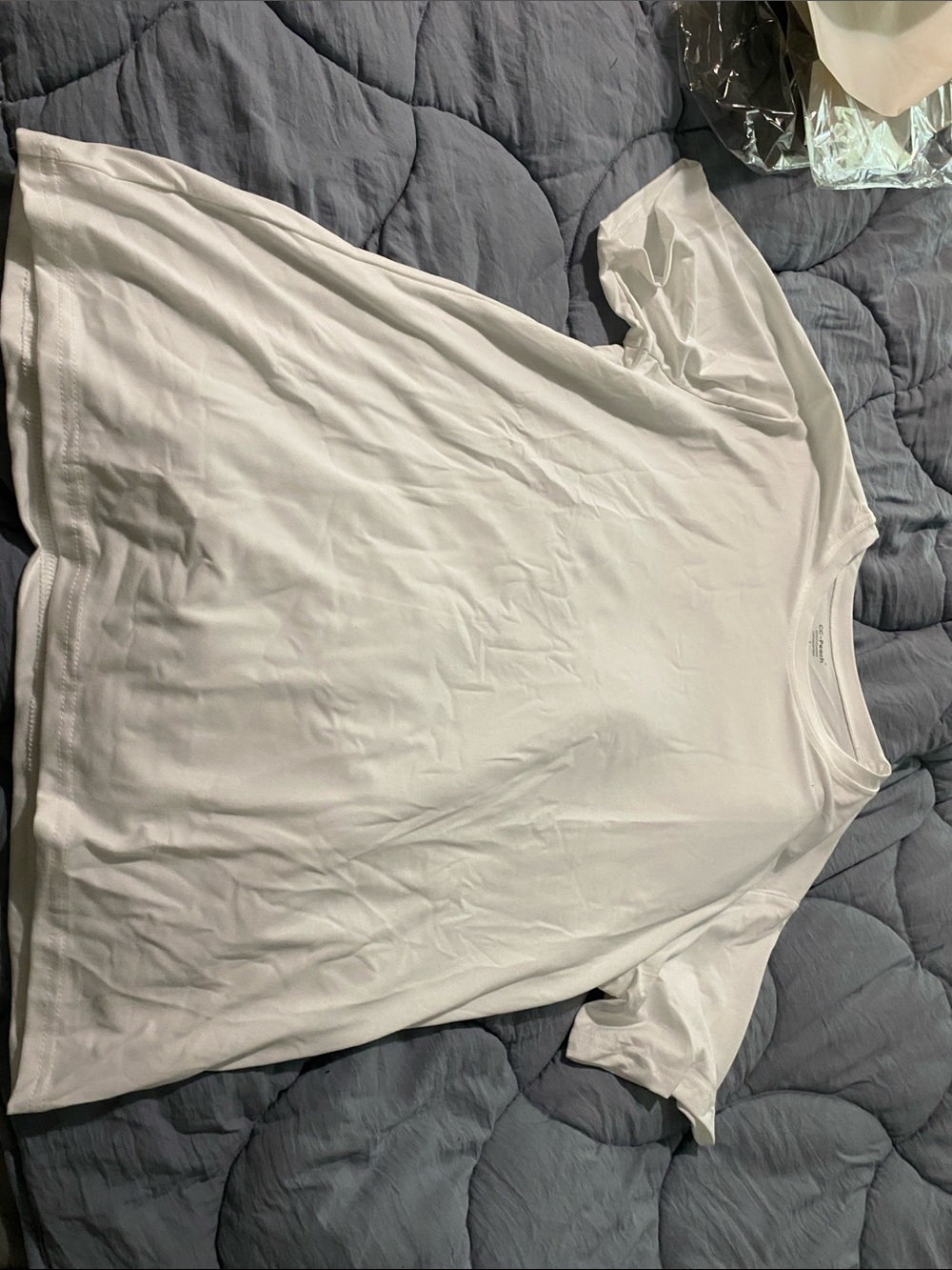 Women’s White Short Sleeve Crewneck Tee